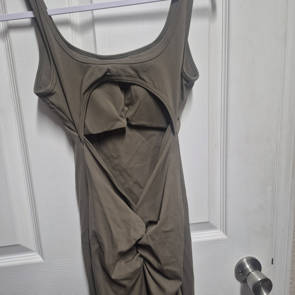 Stylish Olive Green Bodysuit